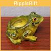 Frog Resin Simulated Model Flower Pot Decor Tabletop Figurine Landscape Micro