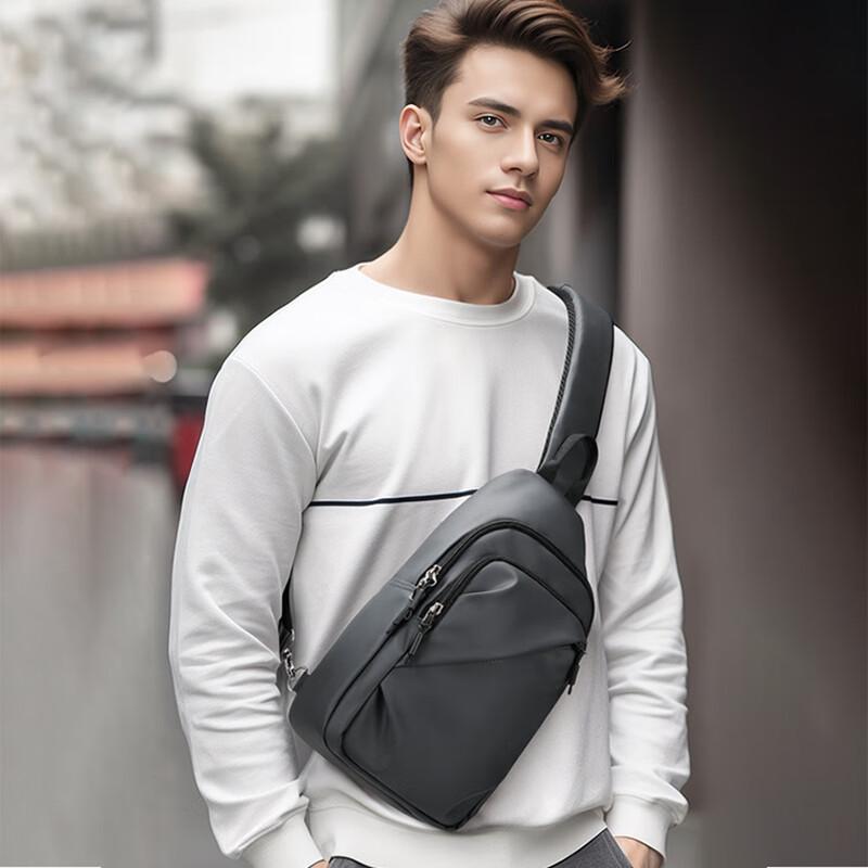 Мужская легкая нагрудная сумка кроссбоди