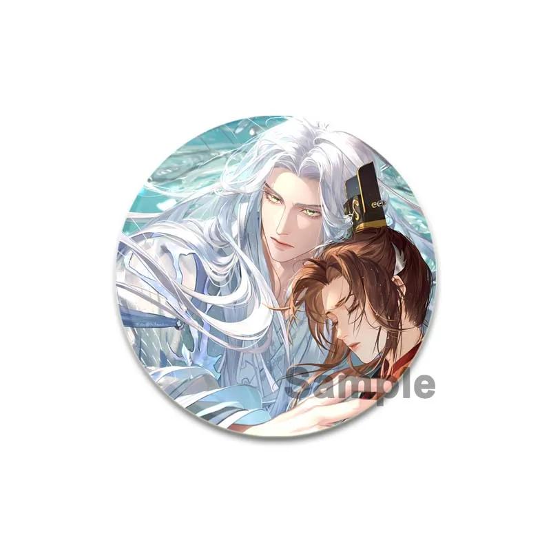 32/44/58mm Handmade Tinplate Plastic Badge Ashes of The Kingdom Brooches for Collar Clothes Backpack Jewelry Fans Gifts Card Games