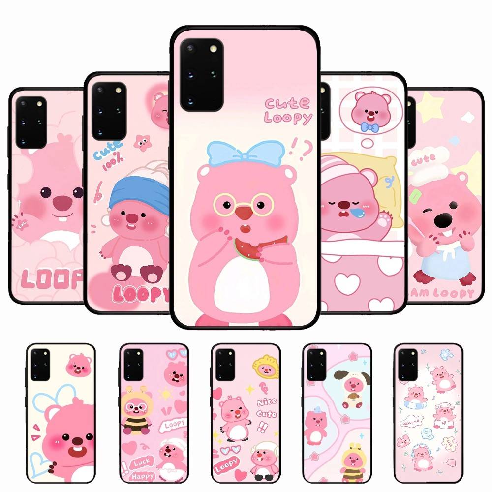 Cute L-loopy Phone Case For Samsung S 24 Fe 25 Ultra Plus 20 Lite 21 30 22 23 24 22 Ultra 5G Fundas