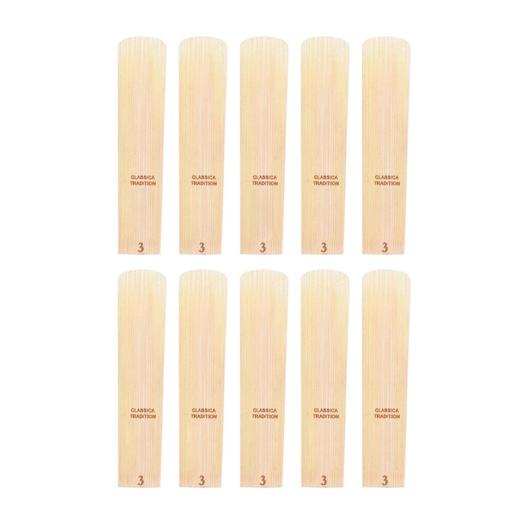 Normal Level G Alto Saxophone Sax Reeds Strength 3.0 for Beginners, 10pcs  Box
