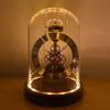 New Black Walnut Solid Wood Luminous Base Clock: Lingjing Time Mechanical Movement Hotel Villa Model Room