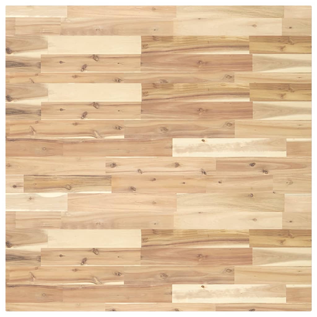 Vidaxl Blat Do Stolika, Kwadratowy, 90X90X4 Cm, Lite Drewno Akacjowe