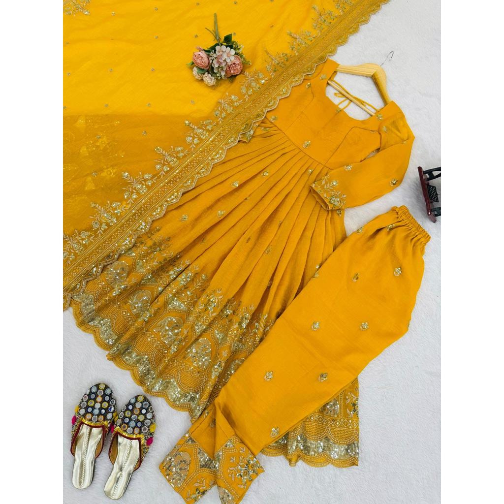 Pakistanischer Indischer Anarkali Salwar Kameez Bollywood Schönes Ethnisch Gekleidetes Anzugkleid