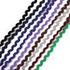 15Yards 8mm Width Wavy Design Ric Rac Ribbon Polyester Fringe Trim Ribbon  For Clothing Sewing