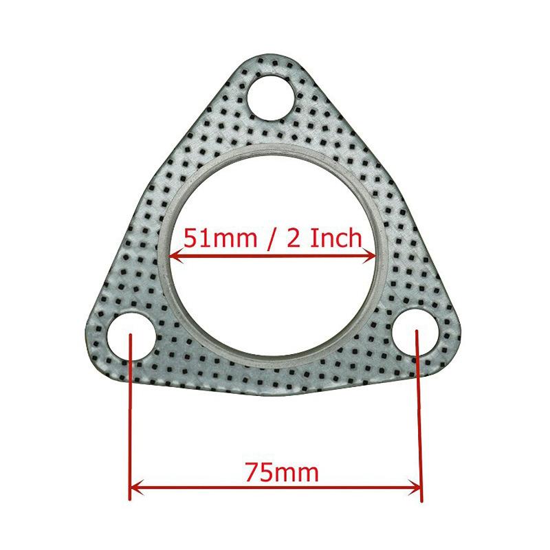 1Pcs 2.5/3 Inch Car Exhaust Gasket Flange Car Exhaust Joints Engine Gasket/ Universal Junta Escape