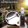 Patio Heater Parts Wheel Patio Heater Parts for Outdoor Heating Cooking Propane Patio Heater Parts