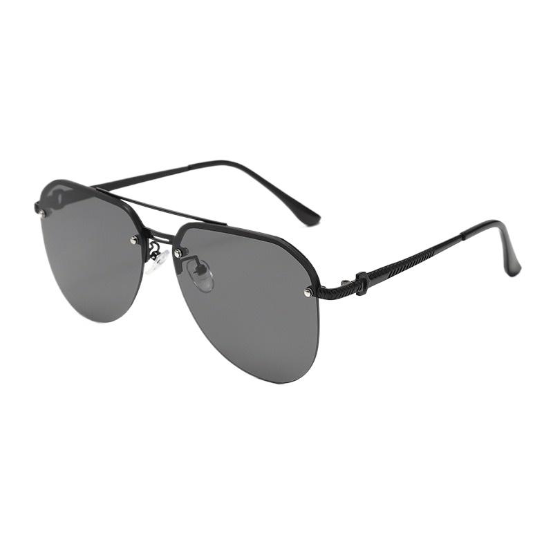 Frameless Fashion Trend Sunglasses with Metal Frame Sunglasses