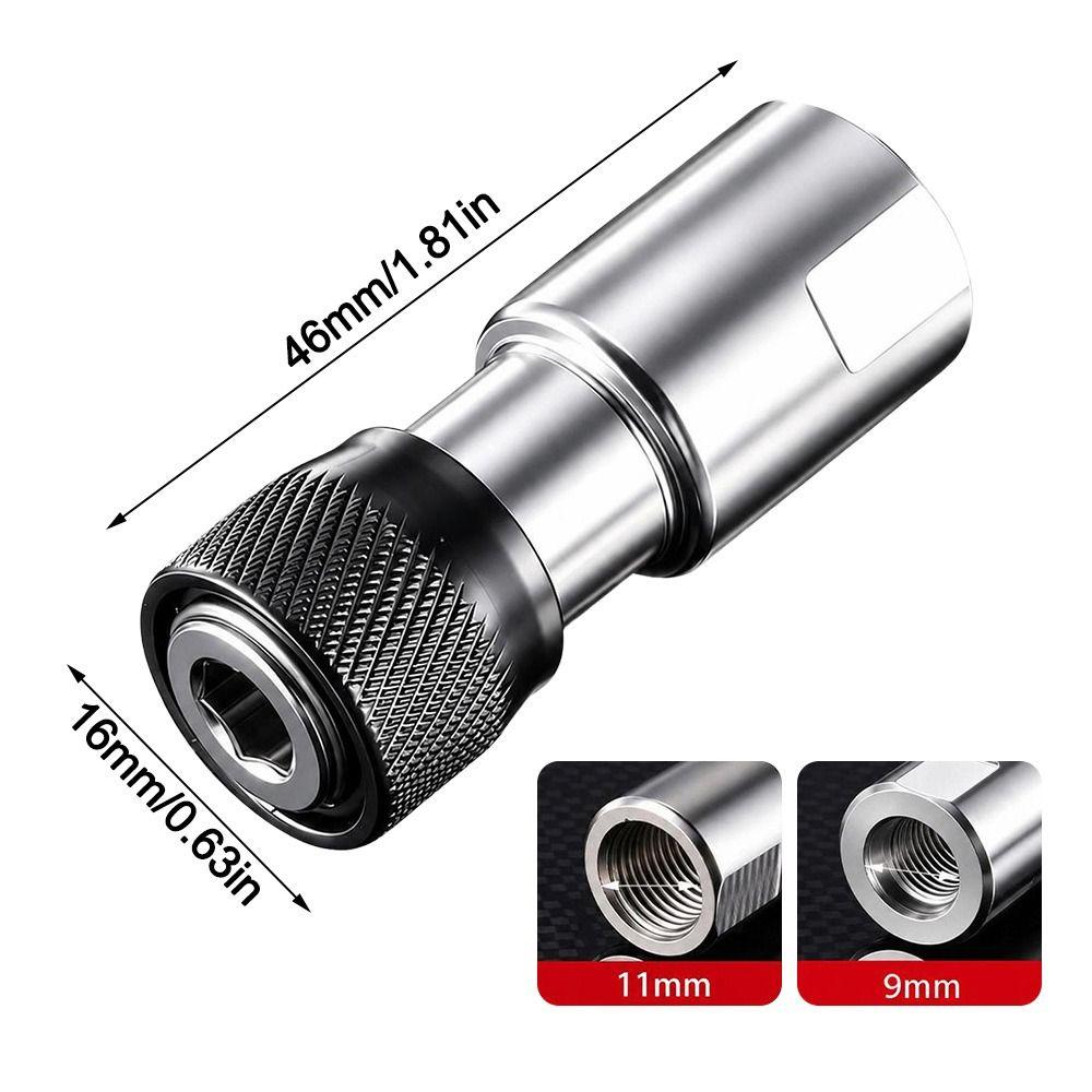 Quick Release Drill Chuck Adapter Double Ended Drill Conversion Head Electric Drill Accessories