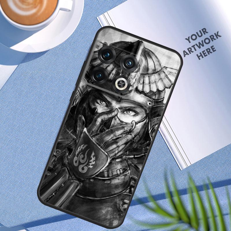 Japan The Samurai Ninja Case For OnePlus 12 12R 11 9 10 Pro 10R 10T 9R 8T Nord 3 CE 2 Lite 2T N10 N20 N30 CE4 Cover