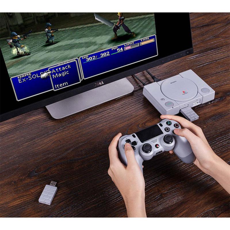 8bitdo USB Drahtloser Empfänger Zweite Generation Empfänger Kompatibel für PS5 PS4 Bluetooth-kompatibel