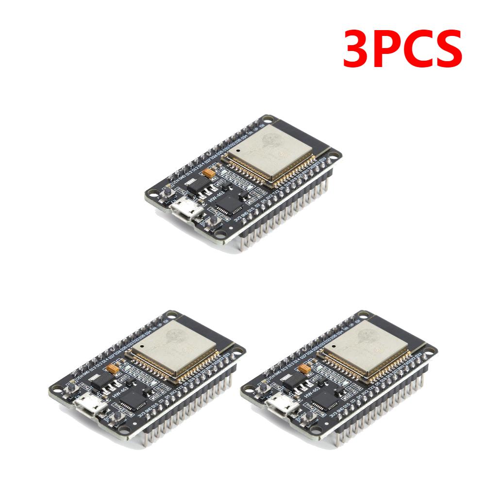 ESP32 WROOM-32 Development Board 5V USB/Type-C CH340C WiFi+Bluetooth Ultra-Low Power Consumption SPI Flash Wireless Module