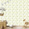 Wallpaper Flowers Dandelions with Leaves for Living Room and Bedroom 50x1000
