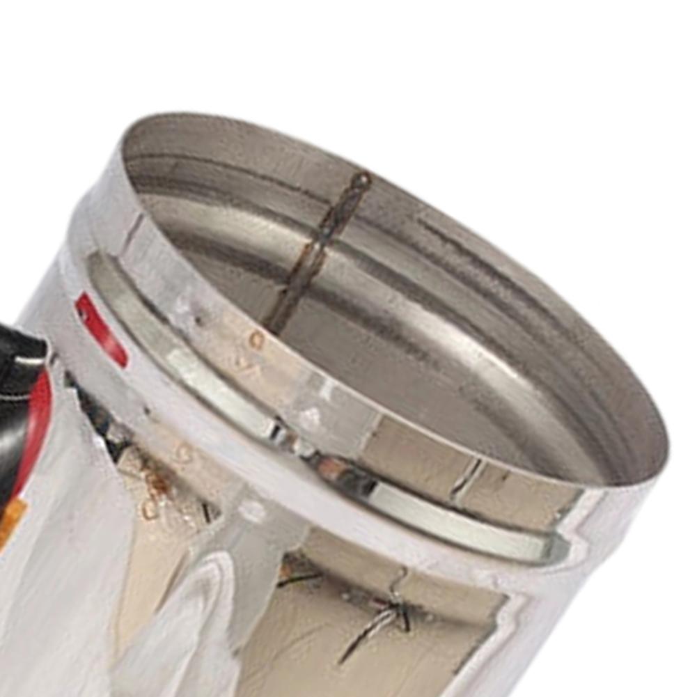 2Pcs 200mm 24V AC Motorized Duct Damper Stainless Steel HVAC Backdraft Damper for Residential Commercial Ventilation Use