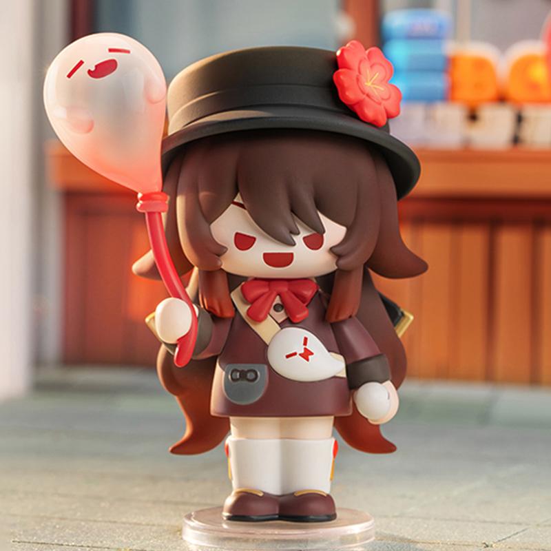 Original Genshin Impact Animation Game Peripheral Toys Hutao Albedo Barbara Tartaglia Anime Action Model Figures Collection