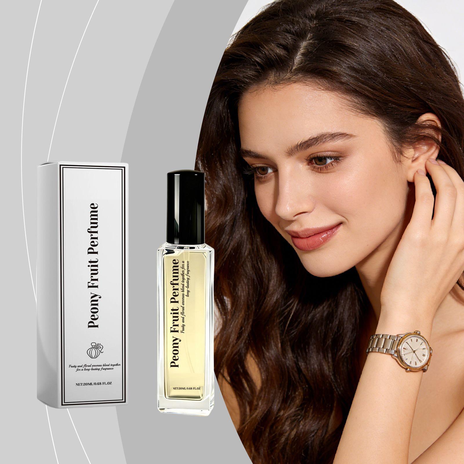 Женская туалетная вода «Пион», Фруктовый парфюм, Портативный парфюм для свиданий, 20 мл one size белый