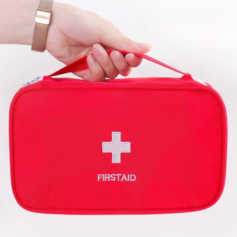 First Aid Kit Emergency Survival Bag Handbag Durable Trauma Bag Rescue Tote Bag Portable Medicine Storage Bag Large Capacity Emergency Medical Kit