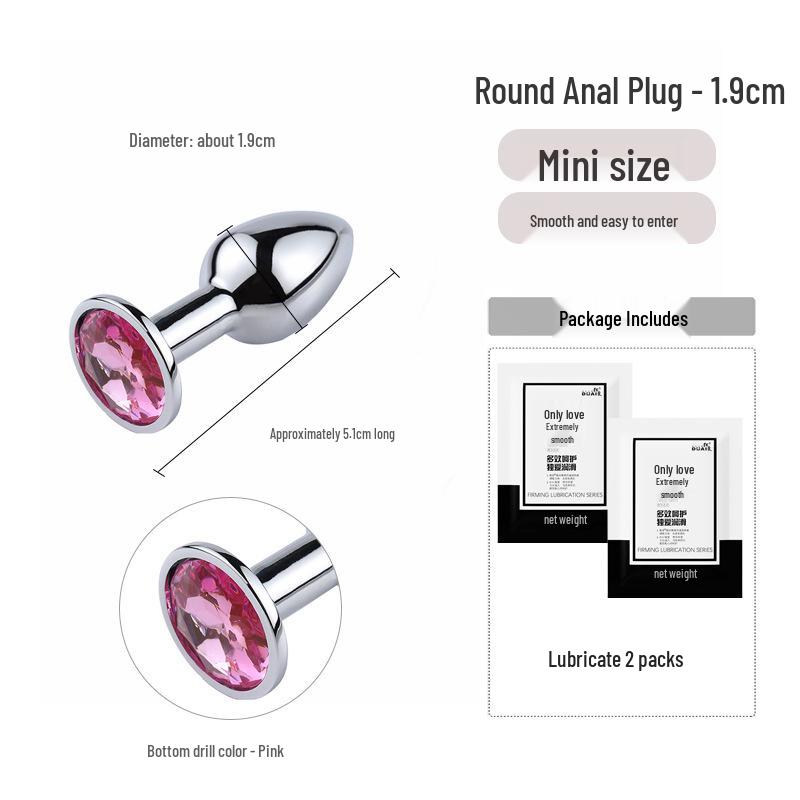 Metal Anal Plug: Beginner-Friendly Expander for Adults, Men & Women - G-Spot Massage, Dominance Play, and Punitive Toy