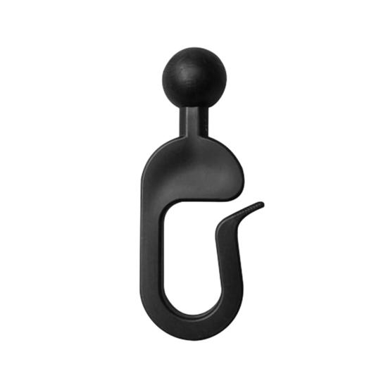 30/50Pcs Plastic Gazebo Curtain Hook Heavy Duty Multi-Functional Outdoor Hotel Gnats Netting Black Curtain Track Hooks Gazebo Accessories