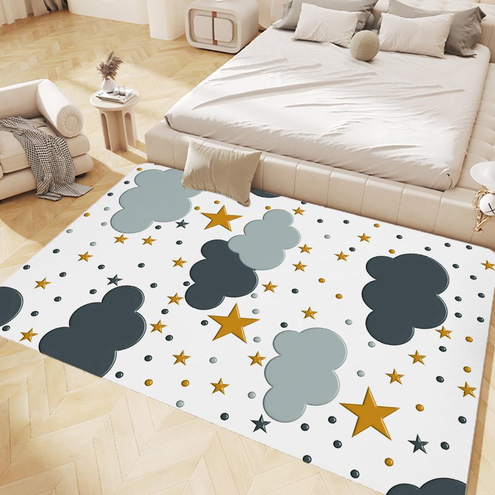 Little Princess Girls Rug Pink Baby Room Rug Washable Rugs Anti-Slip Carpet for Girls Room Playroom Floor Mat Soft Kid's Carpets