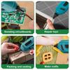 100W Cordless Electric Hot Melt Glue Gun 11mm Glue Stick Anti-scald Nozzle Rechargeable DIY Repair Tool