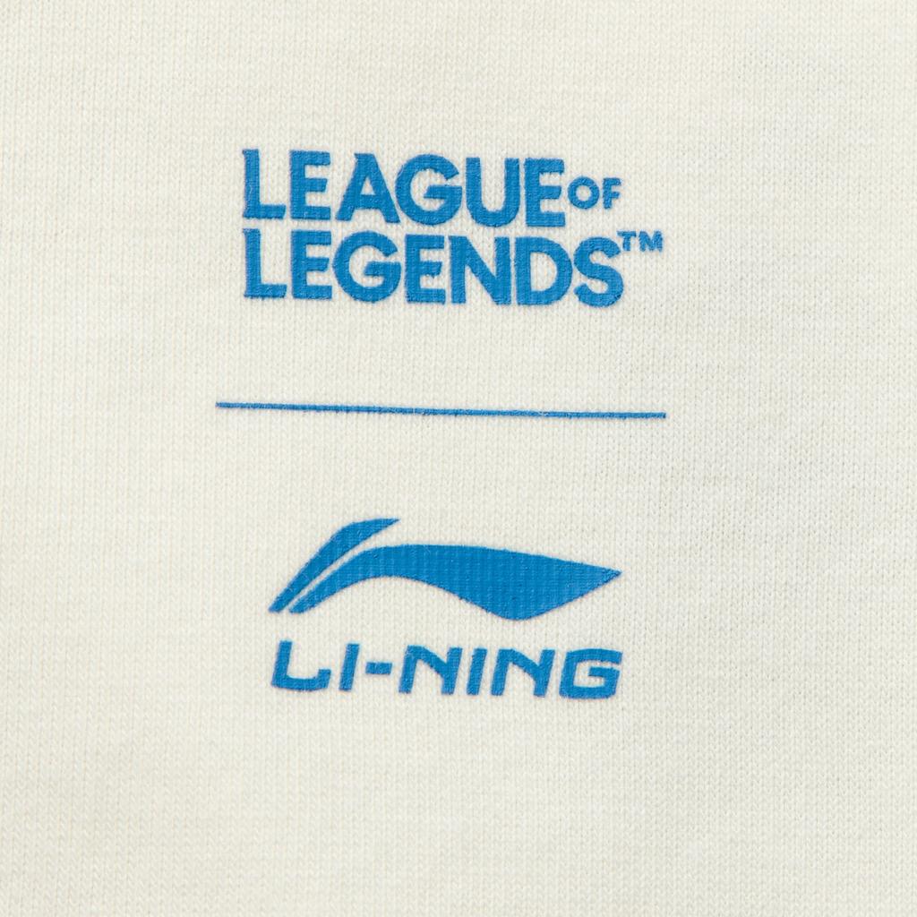 Li Ning X League Of Legends Collaboration Sports Lifestyle Series Letter Round Neck Comfortable Breathable Versatile Short Sleeve T-Shirt AHSVD83-1
