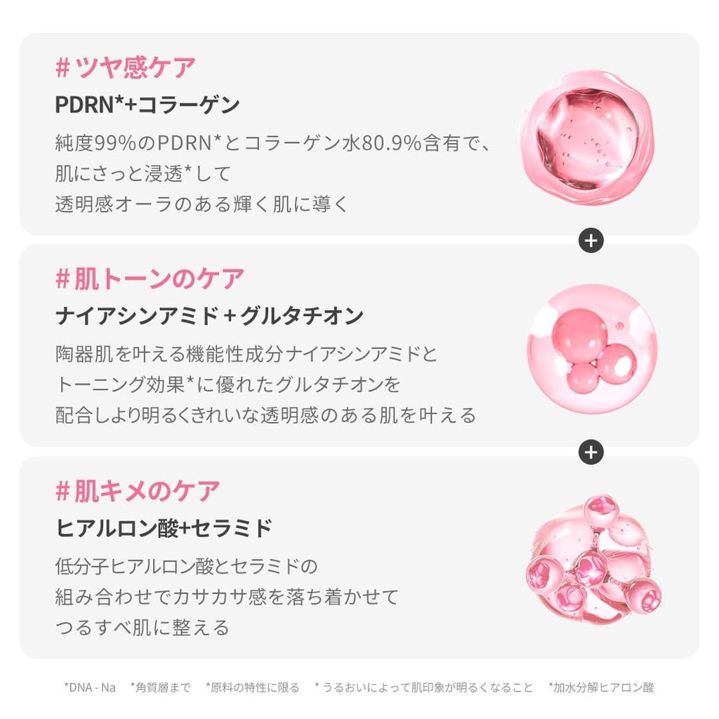 Medicube PDRN Pink Jelly Serum Mist, a Spray Serum and Mist Toner, Moisturizing Mist, Moisturizing Serum, and Essence Mist. This Two-layered Toner Is