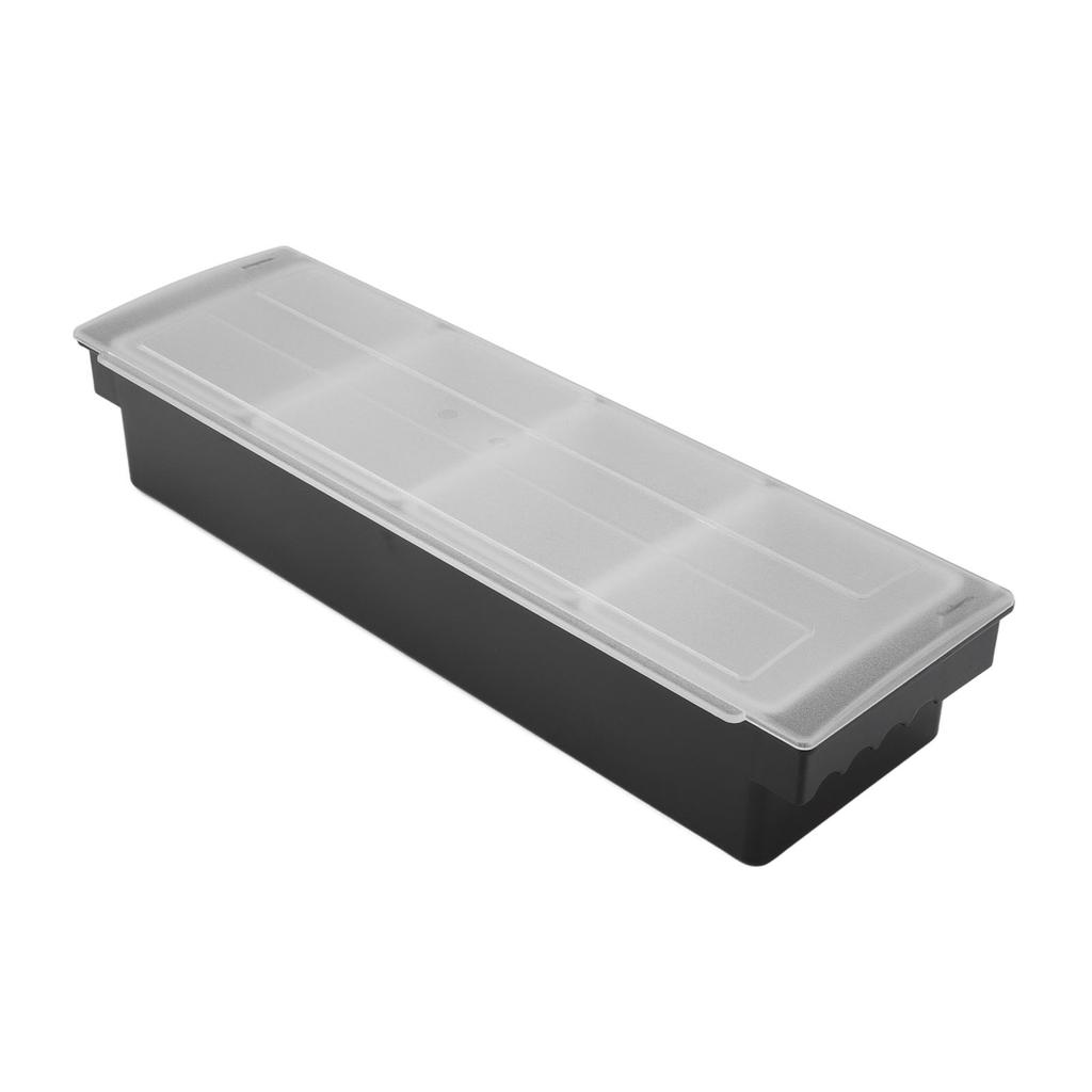 Condiment Caddy Durable Plastic Transparent Lid Detachable Design Multifunction Bar Fruit Caddy for Vege Fruit Seasoning