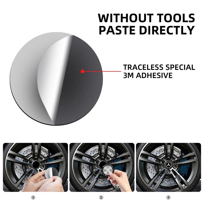 56mm/65mm Car Wheel Center Hub Caps Emblem Badge Stickers Key Case for Mercedes Benz AMG W212 W204 W211 W168 W213 W205 W210 W108 QQ2