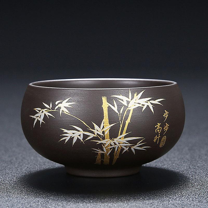 Purple Sand Step By Step Master Cup Ceramic Household Kung Fu Tea Set Personal Special Tea Drinking Cup