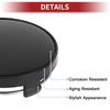ACROPIX 60mm 2.36" Black Universal Car Wheel Hub Center Cap Wheel Hub Cap Cover Protector for SUV Truck 1pcs