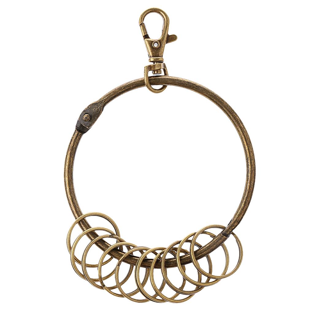 Key Chain Hooks with Rings (10 Loops)