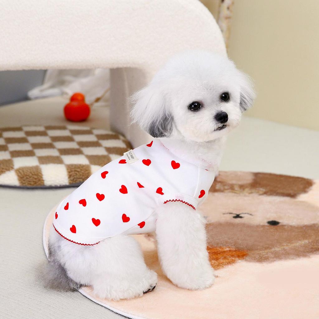 Bichon & Teddy Dog Vest - Spring/Summer Pet T-shirt