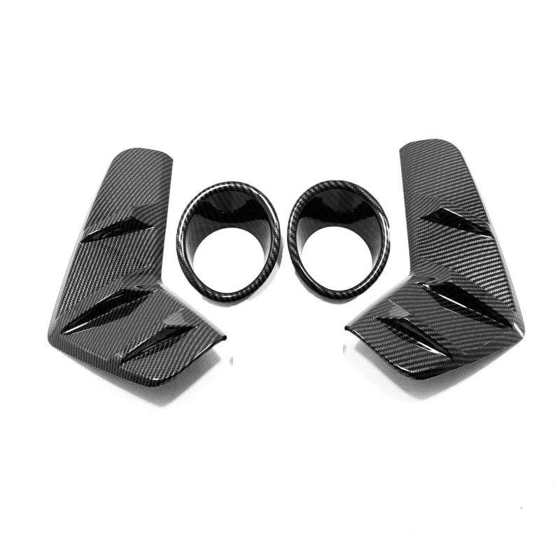 For Toyota RAV4 RAV 4 XA50 - ABS Carbonfiber Front Foglight Fog Light Lamp Cover Trim Frame Sticker Exterior Accessories