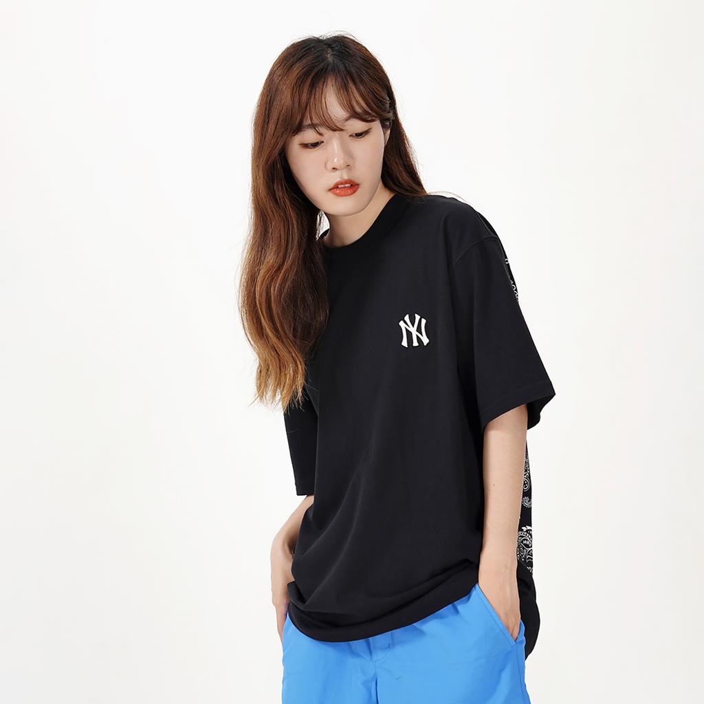 New MLB New York Yankees T Shirt Unisex Black 3ATS52023-50BKS