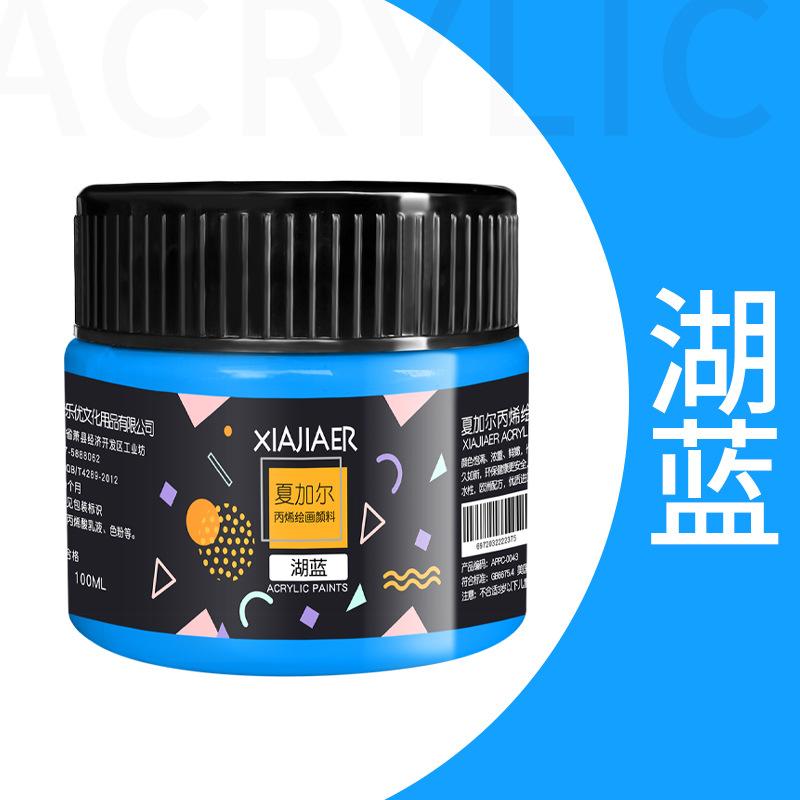 1pcs Art Acrylic Pigment 100ml 38 Colors In Jar,Doodle,DIY,Can Be Used For Wall,Stone,Textile Painting Art Supplies