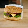 4pcs Silicone Hamburger Holders Retractable Burger Clip Sandwich Hamburger Fixed Box Pancake Holders Kitchen Specialty Tools