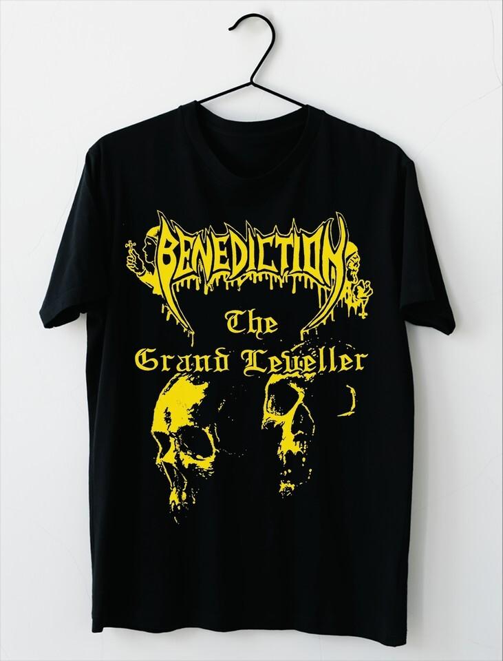 НОВЫЙ BENEDICTION Футболка с коротким рукавом Хлопок Черный Все размеры Унисекс Футболка AR916 Унисекс Футболка M