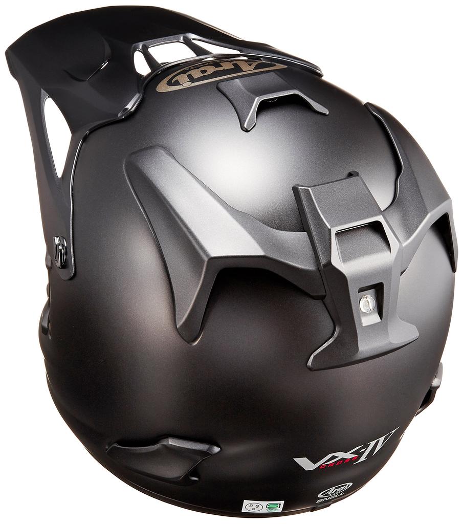 Arai Motorcycle Flat V-CROSS4 Off-Road Helmet, Black, 55-56cm