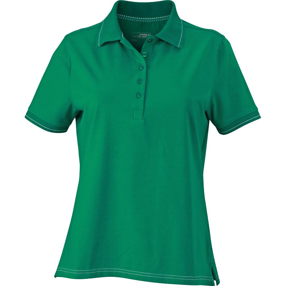 James and Nicholson Womens/Ladies Elasticated Polo Shirt