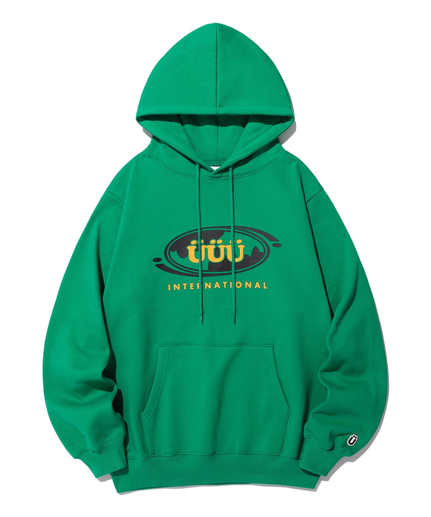 Худи с овальным логотипом East Coast Uuu_Зеленый(Ik2Cfmm413A) Green/S