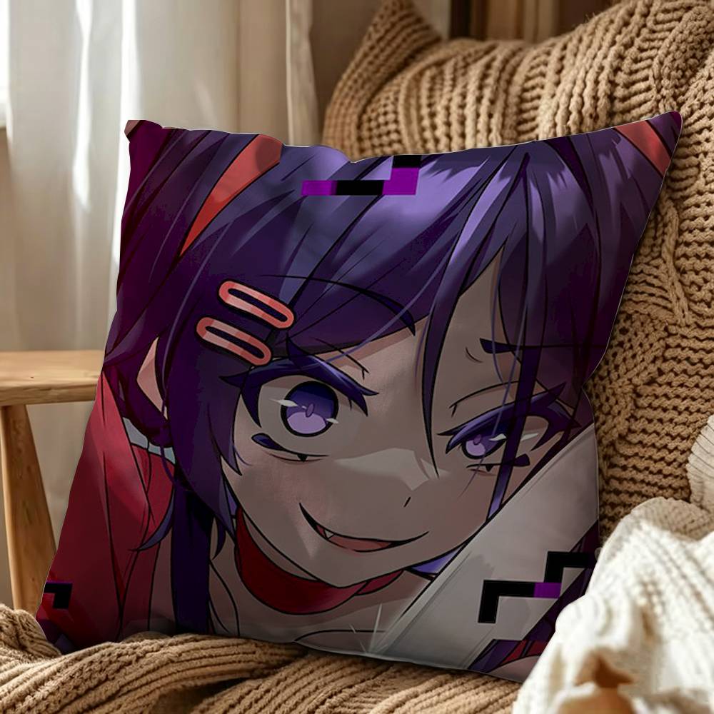 Game M-MiSide Mita Cute Square Double-Sided Printed Pillow Case Sofa Cushion Cover Bedroom Bedside Decor
