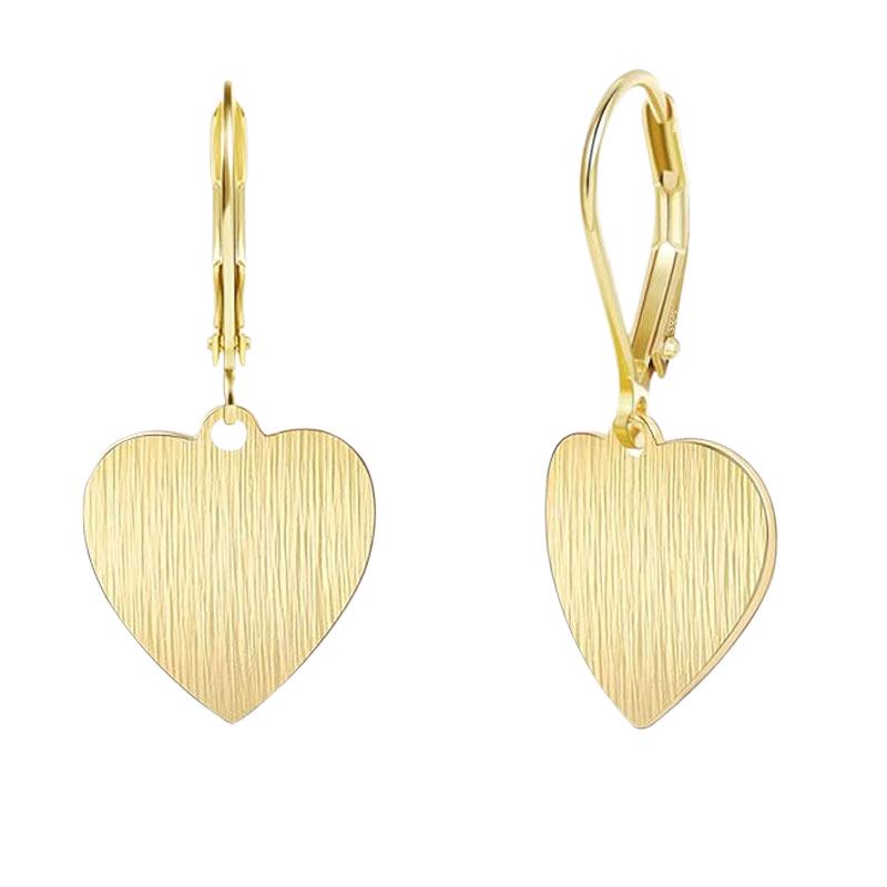 Elegant Striped Teardrop Pendant Earrings for Women