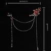Mandala Brooch Chain Pin Temperament Fashion High End Accessories for Women Blazer Interview Outfit