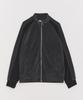 Rawmantics Color Block Velvet Track Jacket Zip-Up Black