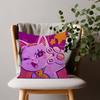 Manga anime TTurbo Granny cat couple Comfortable soft Pillow Case for Sofa cartoon kawaii Living Room Home office Decor Covers