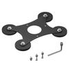 1 Piece Magnetic Roof Mount for Easy No Drill Vehicle Installation Featurings Quick Release Compacts Design and Weather