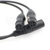 SZRMCC Zweikanaliges XLR 3-Pin Buchse auf XLR 5-Pin Stecker Audio-Eingangskabel für Arri Alexa XT SXTAmira Kamera