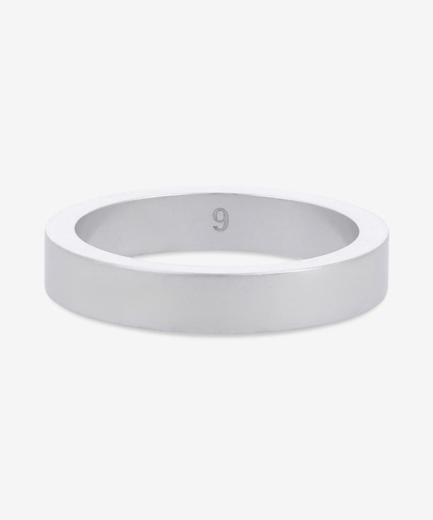 Maison Margiela Number Reference 4Mm Ring - Silver / Sm1Uq0119P8863101