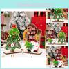Adorable Wooden Gnome Figurine For Festive Christmas Tree And Holiday Decor